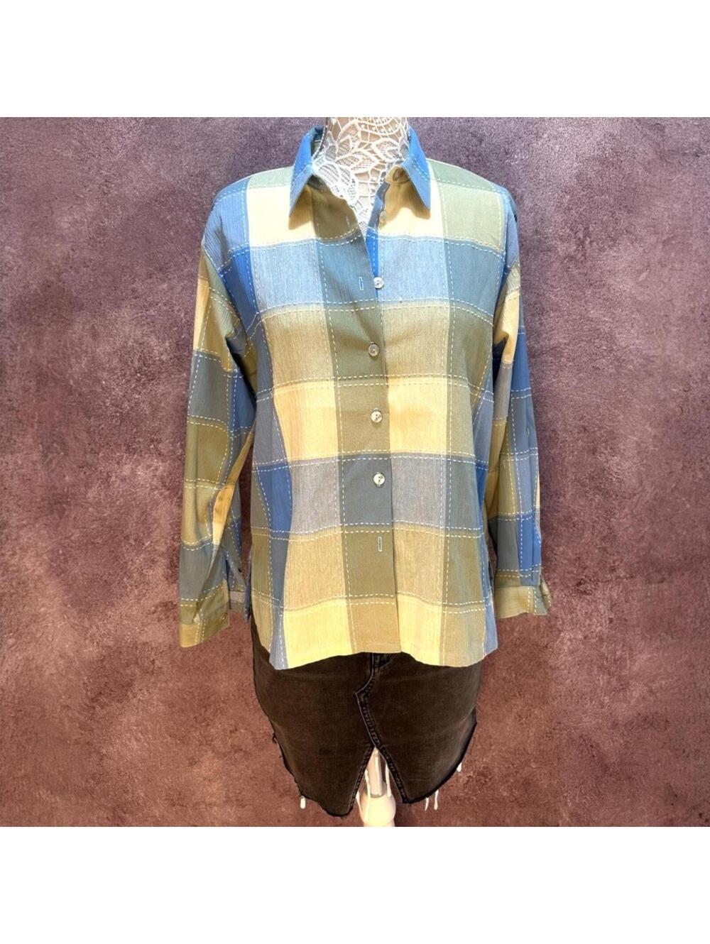 Vintage Koret Plaid‎ Button Down